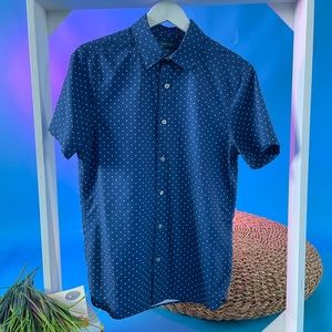 Perry Ellis Slim Fit Stretch Buttons Shirt